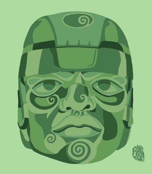 olmec-head-amparo-chi-art